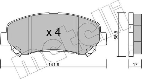 Metelli 22-0792-0 - Eļļas filtrs autodraugiem.lv