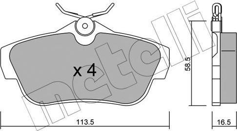 Metelli 22-0712-0 - Eļļas filtrs autodraugiem.lv