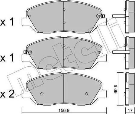 Parts-Mall PKA-035 - Bremžu uzliku kompl., Disku bremzes autodraugiem.lv