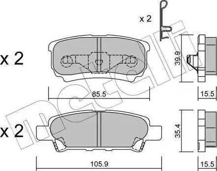 Sangsin Brake SP2111 - Bremžu uzliku kompl., Disku bremzes autodraugiem.lv