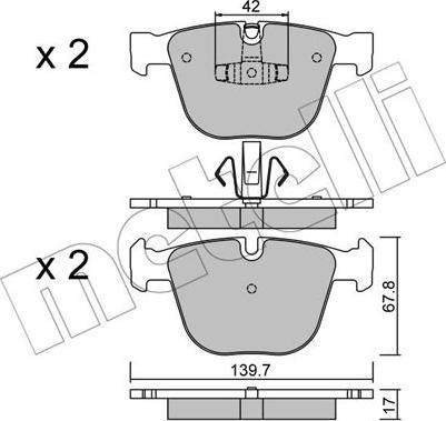 Metelli 22-0773-6 - Eļļas filtrs autodraugiem.lv