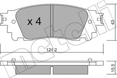 Metelli 22-1041-0 - Eļļas filtrs autodraugiem.lv