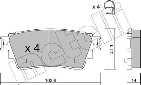 Metelli 22-1160-0 - Eļļas filtrs autodraugiem.lv