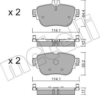 Metelli 22-1136-0 - Eļļas filtrs autodraugiem.lv