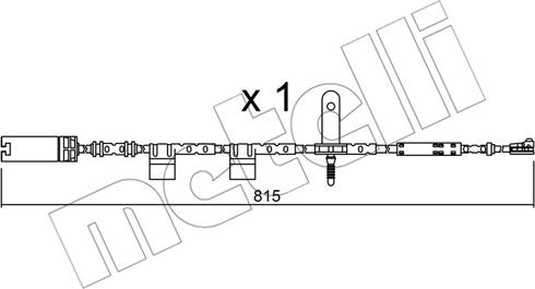 Metelli SU.324 - Indikators, Bremžu uzliku nodilums autodraugiem.lv