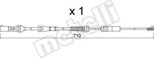 Metelli SU.376 - Indikators, Bremžu uzliku nodilums autodraugiem.lv