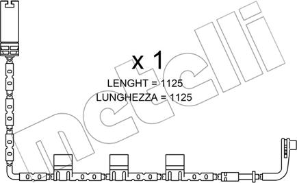 Metelli SU.223 - Indikators, Bremžu uzliku nodilums autodraugiem.lv