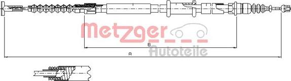 Metzger 461.12 - Trose, Stāvbremžu sistēma autodraugiem.lv