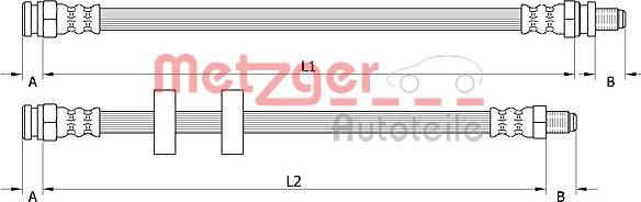 Metzger 4110995 - Bremžu šļūtene autodraugiem.lv