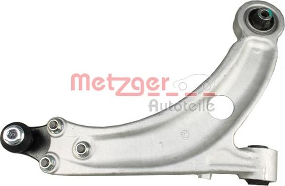 Metzger 58113301 - Neatkarīgās balstiekārtas svira, Riteņa piekare autodraugiem.lv