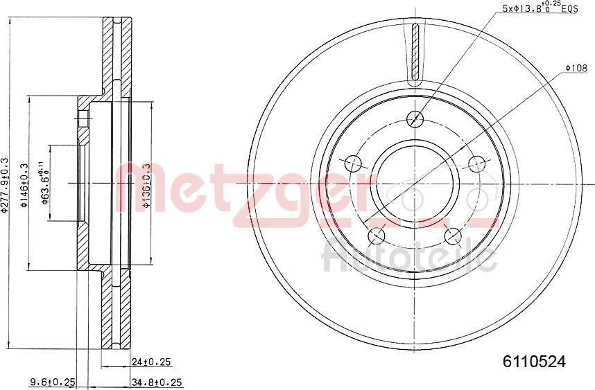 Brembo 08.A297.11 - Bremžu diski autodraugiem.lv