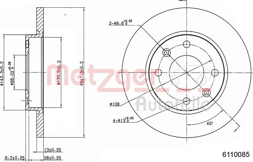 Maxgear 19-0790SPORT - Bremžu diski autodraugiem.lv