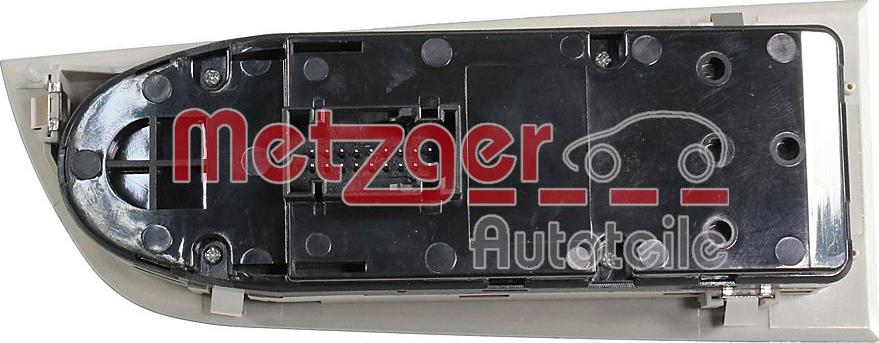 Metzger 0916967 - Slēdzis, Stikla pacēlājmehānisms autodraugiem.lv