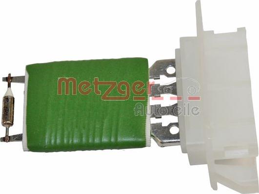 Metzger 0917336 - Rezistors, Salona ventilators autodraugiem.lv