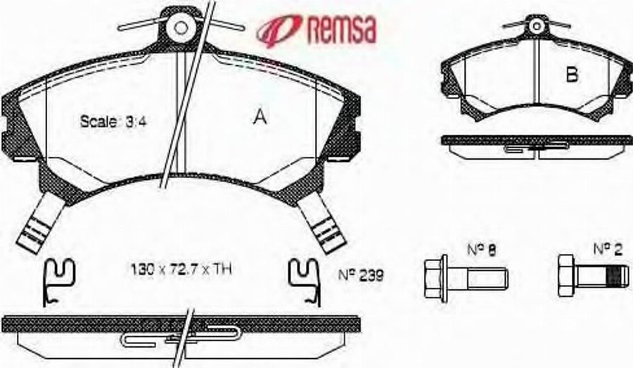 Metzger 059002 - Bremžu uzliku kompl., Disku bremzes autodraugiem.lv