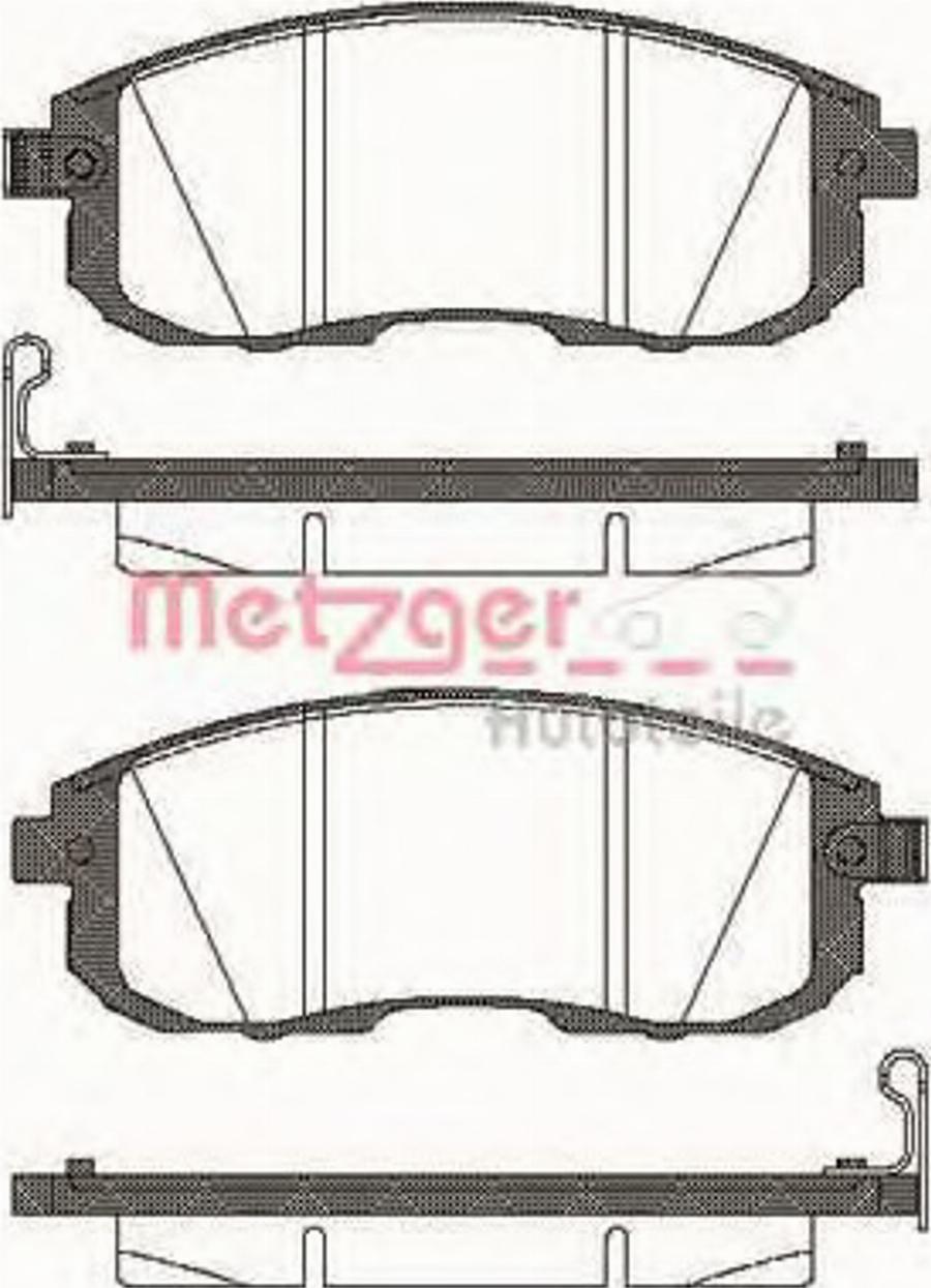 Metzger 029314 - Bremžu uzliku kompl., Disku bremzes autodraugiem.lv