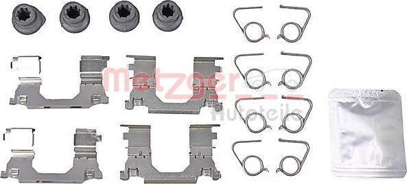 Metzger 109-0053 - Piederumu komplekts, Disku bremžu uzlikas autodraugiem.lv