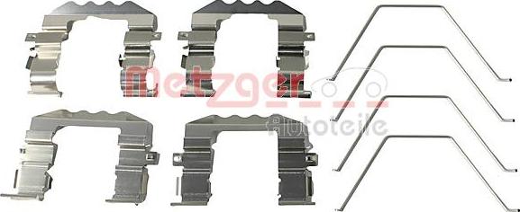 Metzger 109-0018 - Piederumu komplekts, Disku bremžu uzlikas autodraugiem.lv