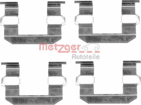 Metzger 109-1645 - Piederumu komplekts, Disku bremžu uzlikas autodraugiem.lv
