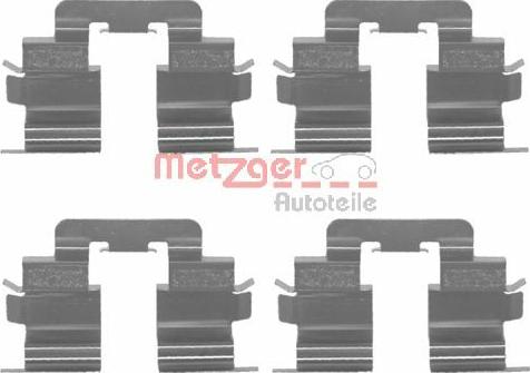 Metzger 109-1215 - Piederumu komplekts, Disku bremžu uzlikas autodraugiem.lv