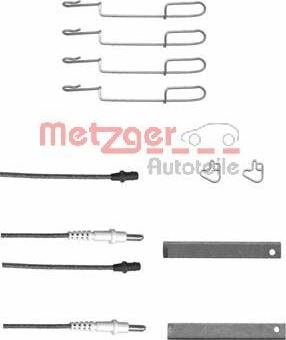 Metzger 109-1280X - Piederumu komplekts, Disku bremžu uzlikas autodraugiem.lv