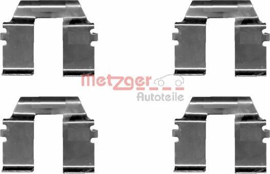 Metzger 109-1232 - Piederumu komplekts, Disku bremžu uzlikas autodraugiem.lv