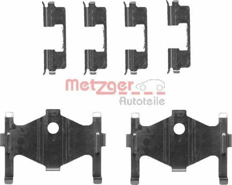 Metzger 109-1710 - Piederumu komplekts, Disku bremžu uzlikas autodraugiem.lv