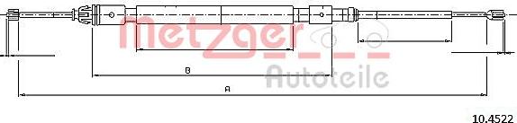 Metzger 1045.22 - Trose, Stāvbremžu sistēma autodraugiem.lv