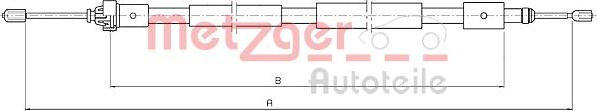 Metzger 10.4655 - Trose, Stāvbremžu sistēma autodraugiem.lv