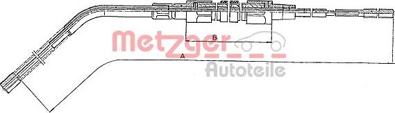 Metzger 10.4132 - Trose, Stāvbremžu sistēma autodraugiem.lv