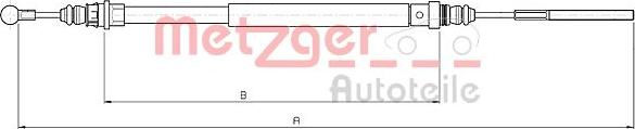 Metzger 10.4735 - Trose, Stāvbremžu sistēma autodraugiem.lv