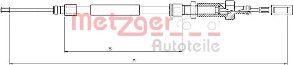 Metzger 10.4726 - Trose, Stāvbremžu sistēma autodraugiem.lv