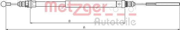 Metzger 10.4722 - Trose, Stāvbremžu sistēma autodraugiem.lv