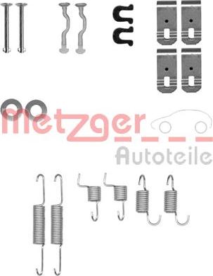 Metzger 105-0028 - Piederumu komplekts, Stāvbremzes mehānisma bremžu loks autodraugiem.lv