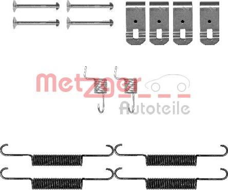 Metzger 105-0895 - Piederumu komplekts, Stāvbremzes mehānisma bremžu loks autodraugiem.lv