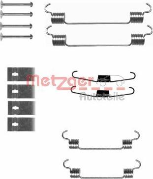 Metzger 105-0833 - Piederumu komplekts, Bremžu loki autodraugiem.lv