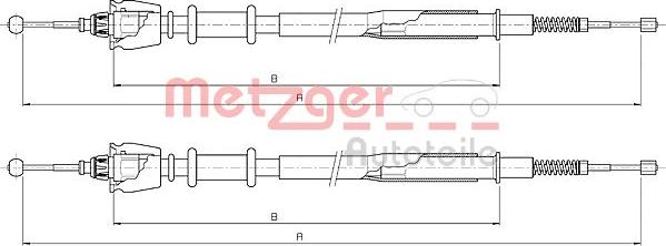 Metzger 10.5235 - Trose, Stāvbremžu sistēma autodraugiem.lv