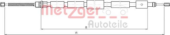 Metzger 10.6032 - Trose, Stāvbremžu sistēma autodraugiem.lv
