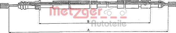 Metzger 10.6026 - Trose, Stāvbremžu sistēma autodraugiem.lv