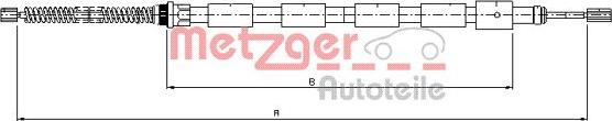 Metzger 10.602 - Trose, Stāvbremžu sistēma autodraugiem.lv