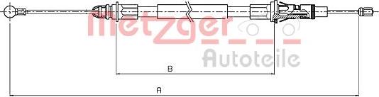 Metzger 10.6854 - Trose, Stāvbremžu sistēma autodraugiem.lv