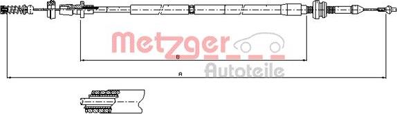 Metzger 10.0904 - Akseleratora trose autodraugiem.lv