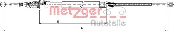 Metzger 10.7509 - Trose, Stāvbremžu sistēma autodraugiem.lv