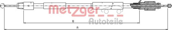 Metzger 10.7630 - Trose, Stāvbremžu sistēma autodraugiem.lv