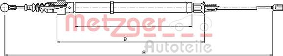 Metzger 10.7139 - Trose, Stāvbremžu sistēma autodraugiem.lv