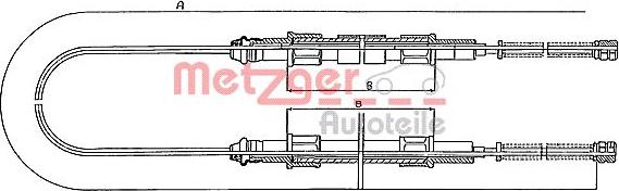 Metzger 10.713 - Trose, Stāvbremžu sistēma autodraugiem.lv