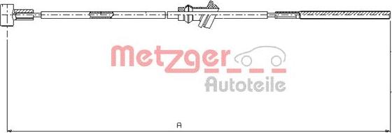 Metzger 11.5932 - Trose, Stāvbremžu sistēma autodraugiem.lv