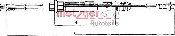 Metzger 11.606 - Trose, Stāvbremžu sistēma autodraugiem.lv