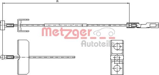 Metzger 11.6802 - Trose, Stāvbremžu sistēma autodraugiem.lv