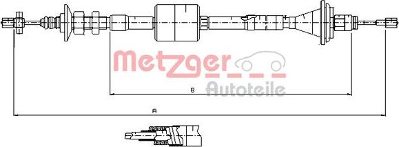 Metzger 11.2912 - Trose, Sajūga pievads autodraugiem.lv